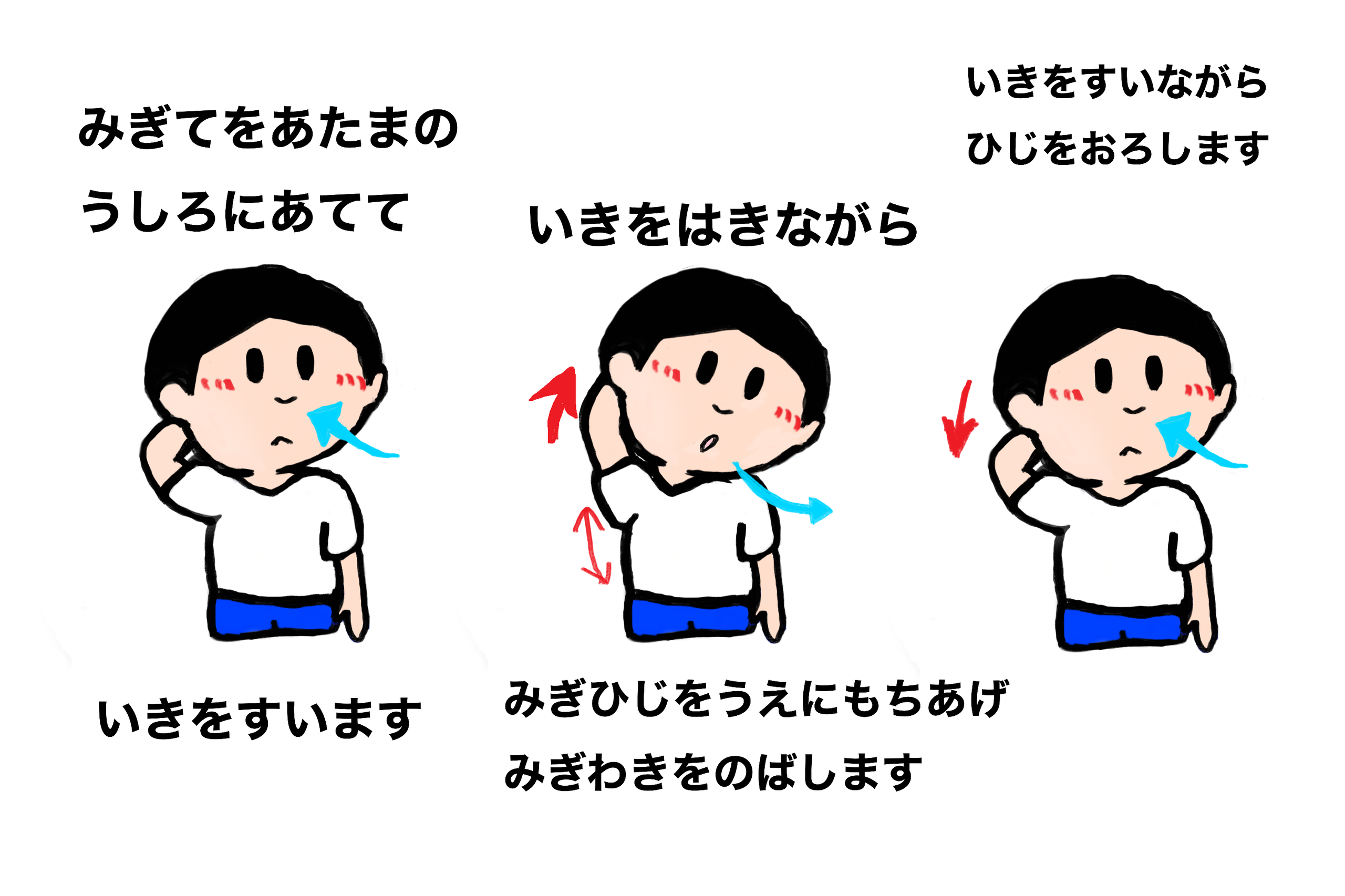 呼吸につかう筋肉のストレッチ⑦